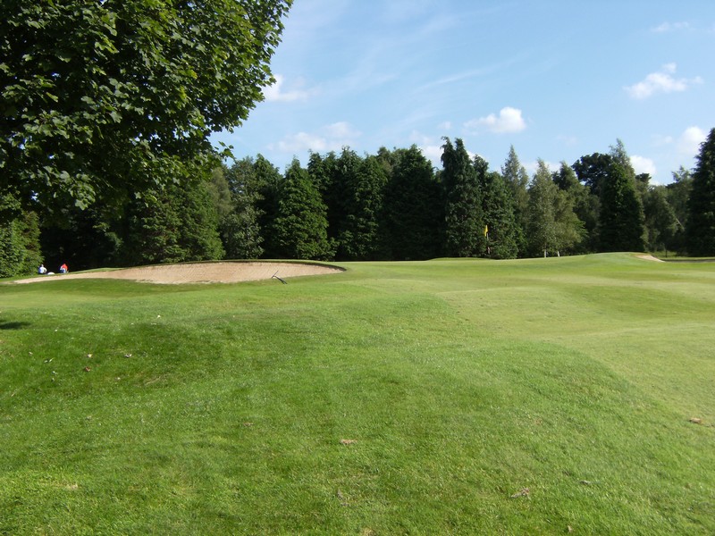 View towards the 1st green
